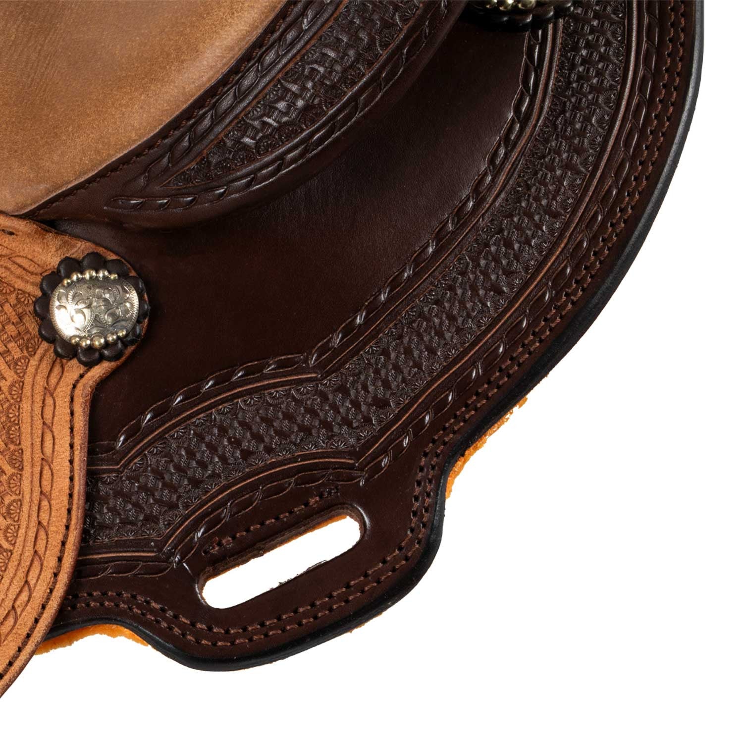 Silla Westwood classic Ladywade marrón oscuro reverso natural borde#77 - Dark Brown Reverse / Nabuck Sherry