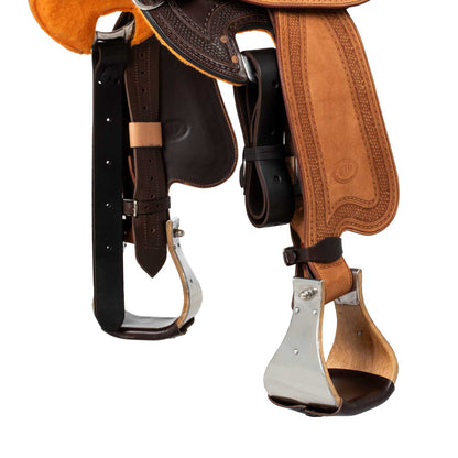 Silla Westwood classic Ladywade marrón oscuro reverso natural borde#77 - Dark Brown Reverse / Nabuck Sherry