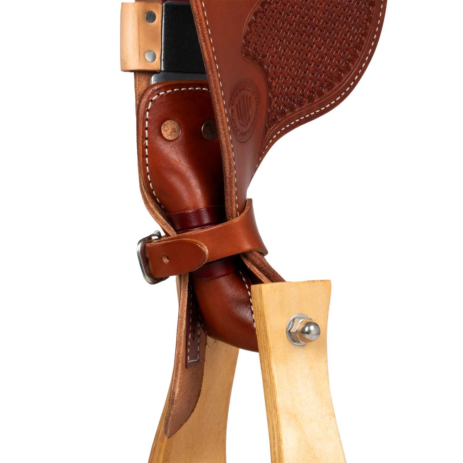 Selle Westwood Classic reining falda cuadrada cognac flower#16 wave basket - Cognac / Nabuck 5020