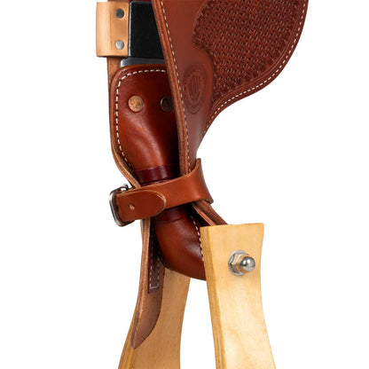 Selle Westwood Classic reining falda cuadrada cognac flower#16 wave basket - Cognac / Nabuck 5020