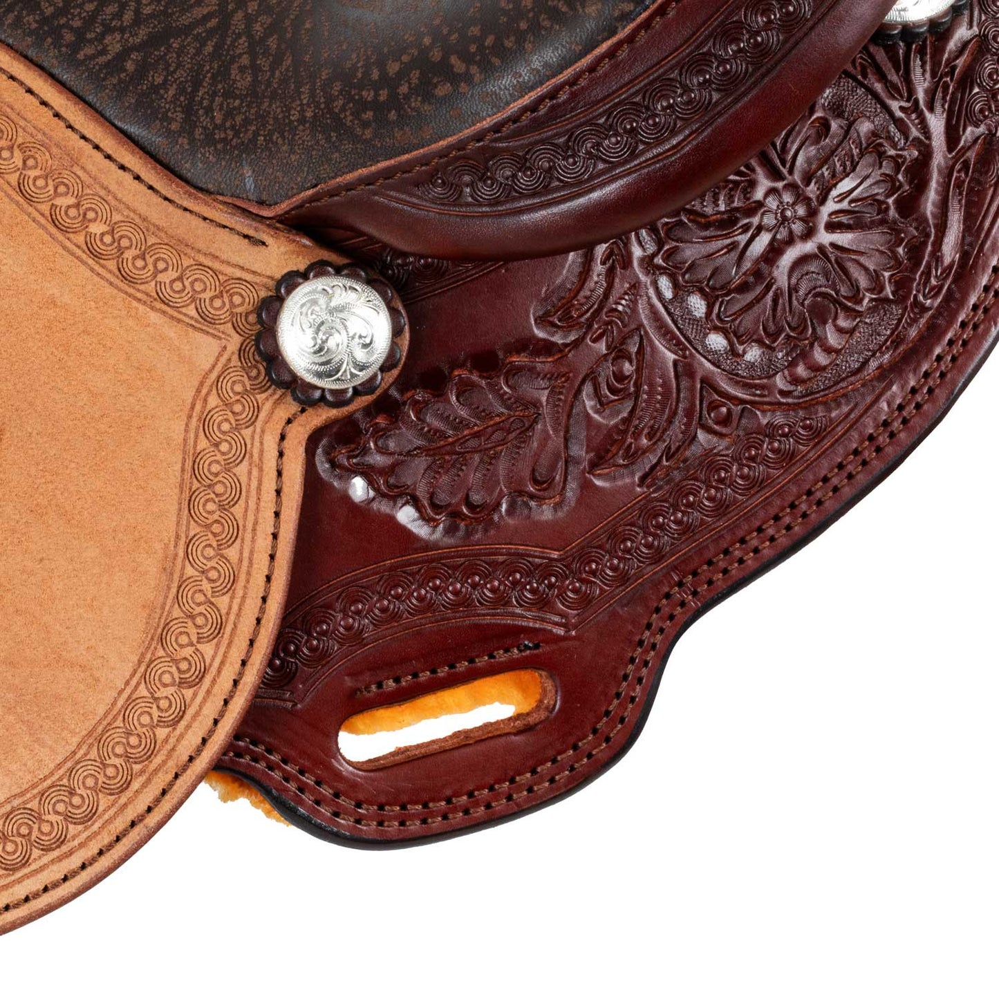 Silla Westwood clásica Ladywade burdeos reverso flor natural#6 borde#81 - Burgundy / Nabuck Parana B/B