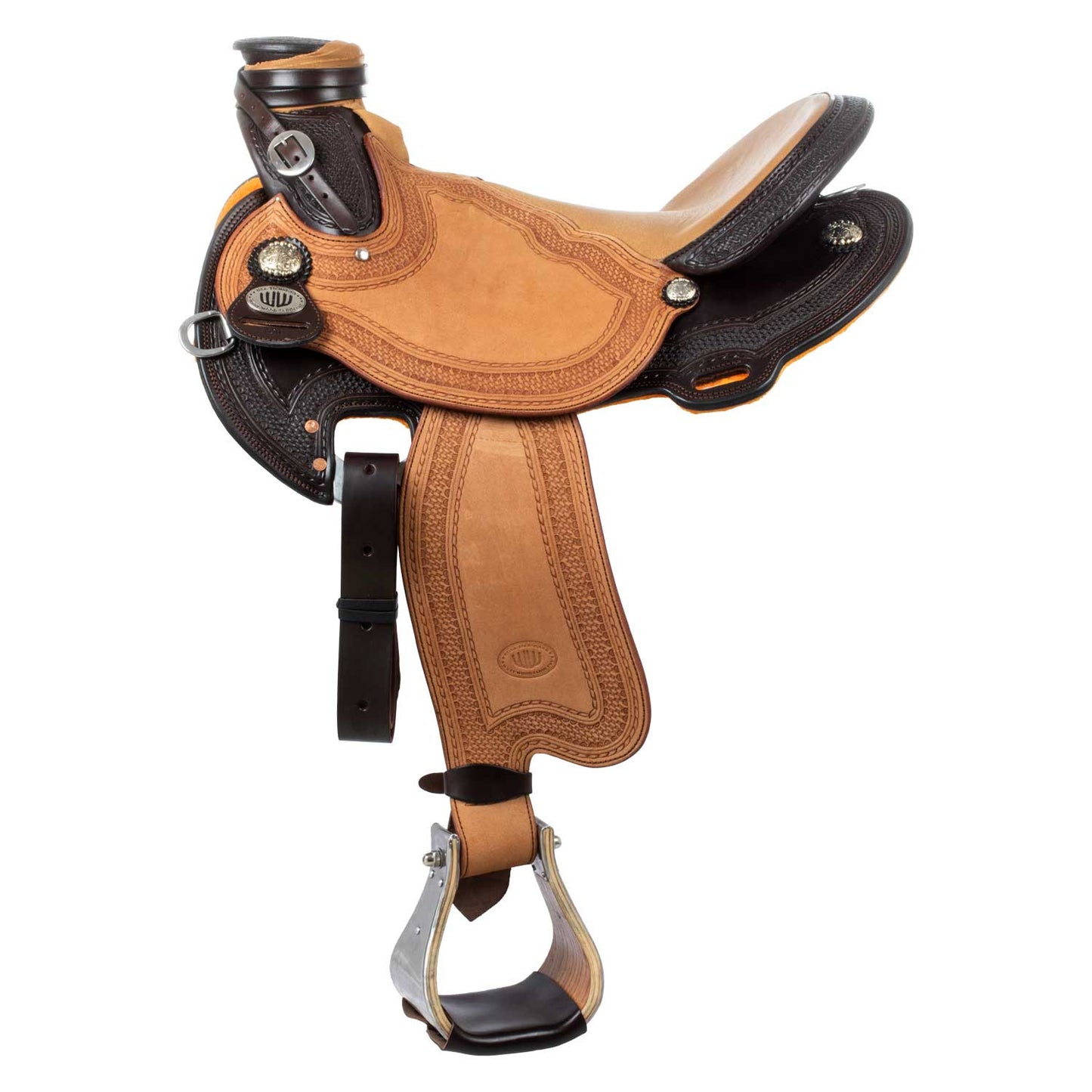 Silla Westwood classic ladywade reverse naturale border #64 - Dark Brown Reverse / Nabuck Sherry