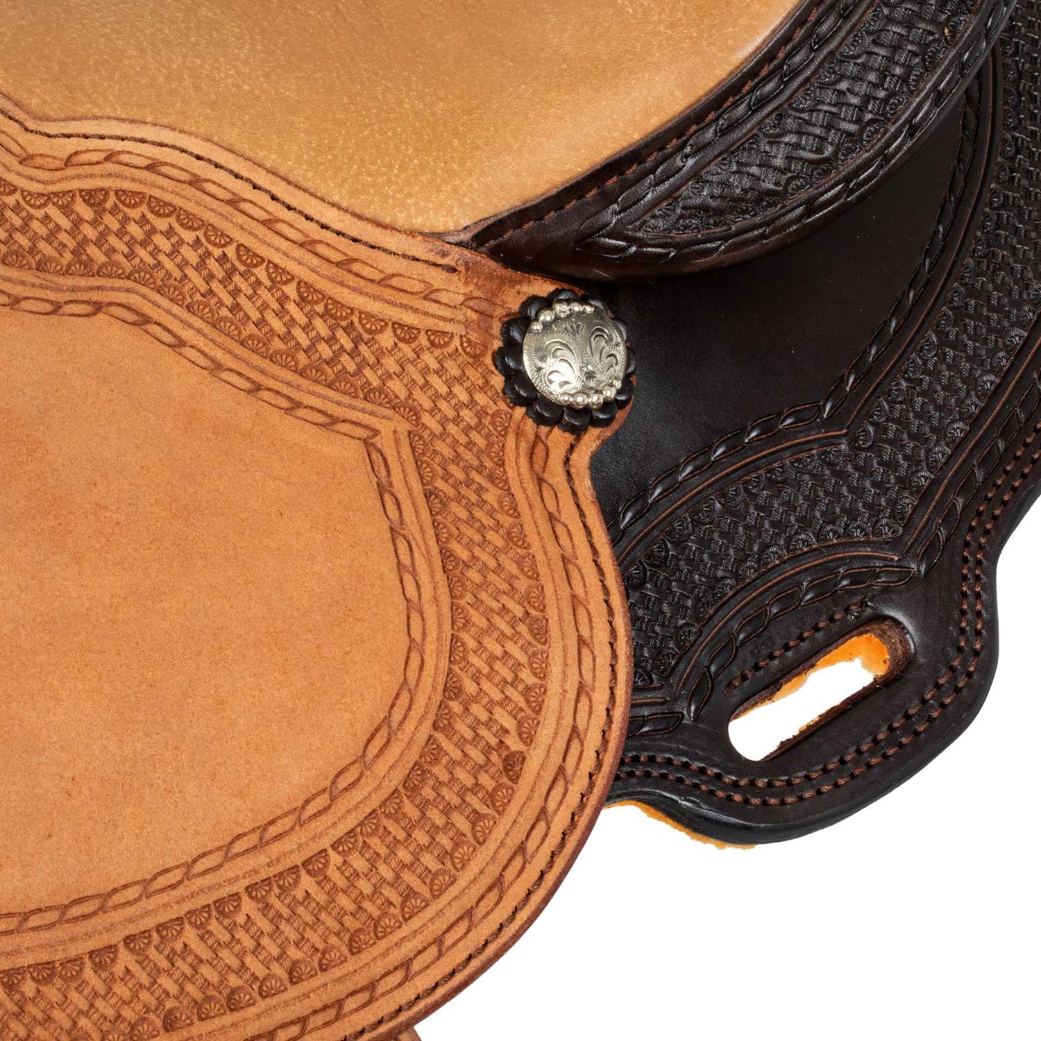 Silla Westwood classic ladywade reverse naturale border #64 - Dark Brown Reverse / Nabuck Sherry