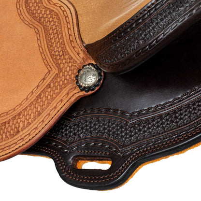 Silla Westwood classic ladywade reverse naturale border #64 - Dark Brown Reverse / Nabuck Sherry