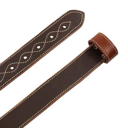 Cincha trasera western de cuero Westwood - Coñac