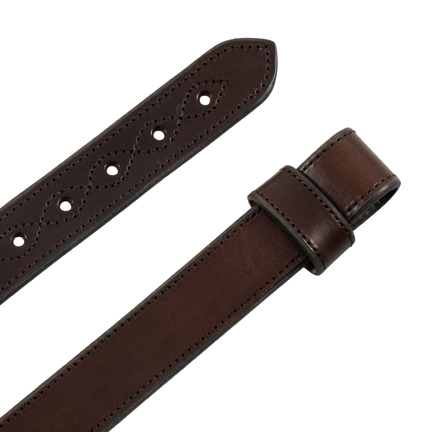 Cincha trasera western de cuero Westwood - Marrón oscuro