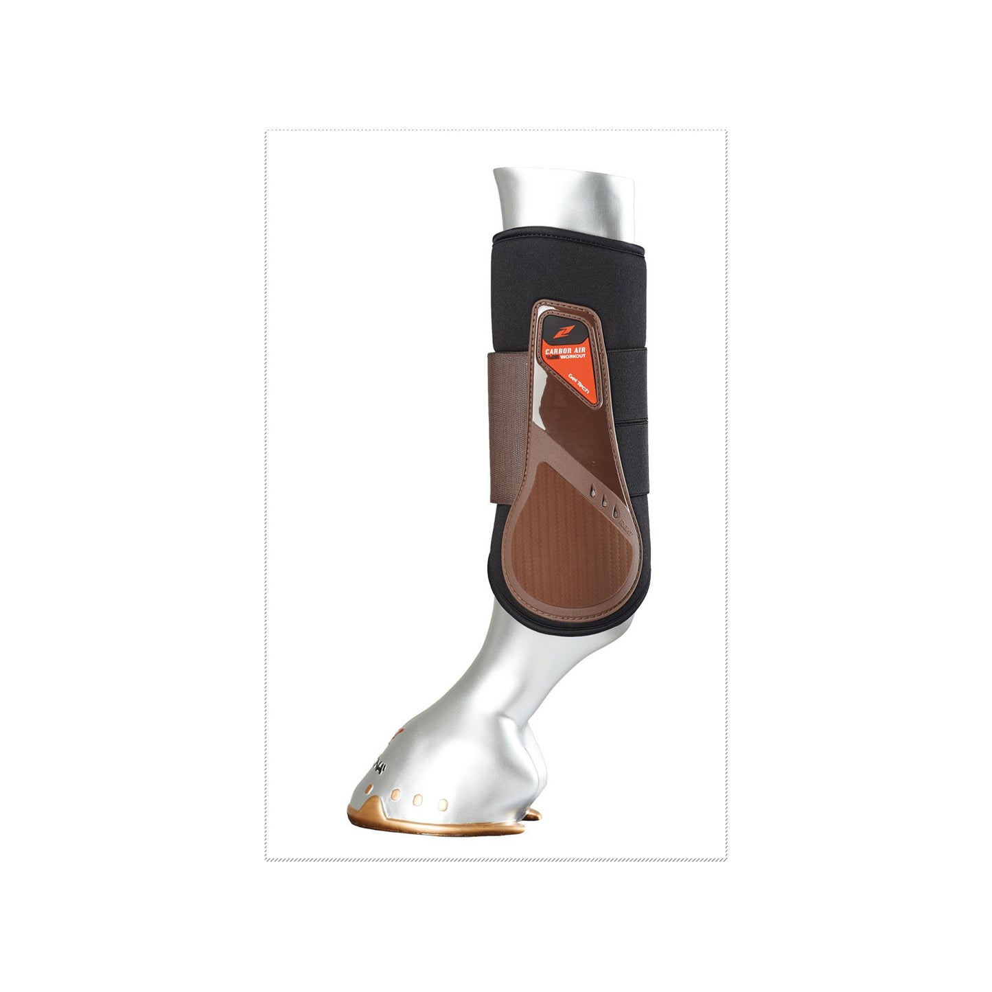 Protección de trabajo carbon air workout rear Zandonà - Marrón