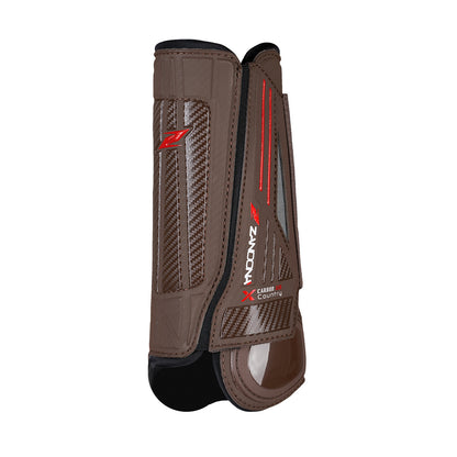 Paratendones Carbon Air x-country back Zandonà - Marrón