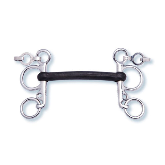 Pelham Bits Stübben Rubber Pelham para equitación