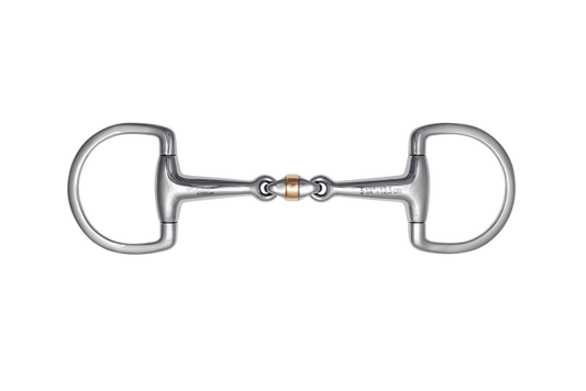 Embocaduras Filete D-rings Stübben Soft-Roll filete D-ring Double Broken para equitación
