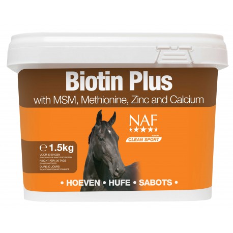 Alimento complementario - Biotin Plus - Naf para equitación
