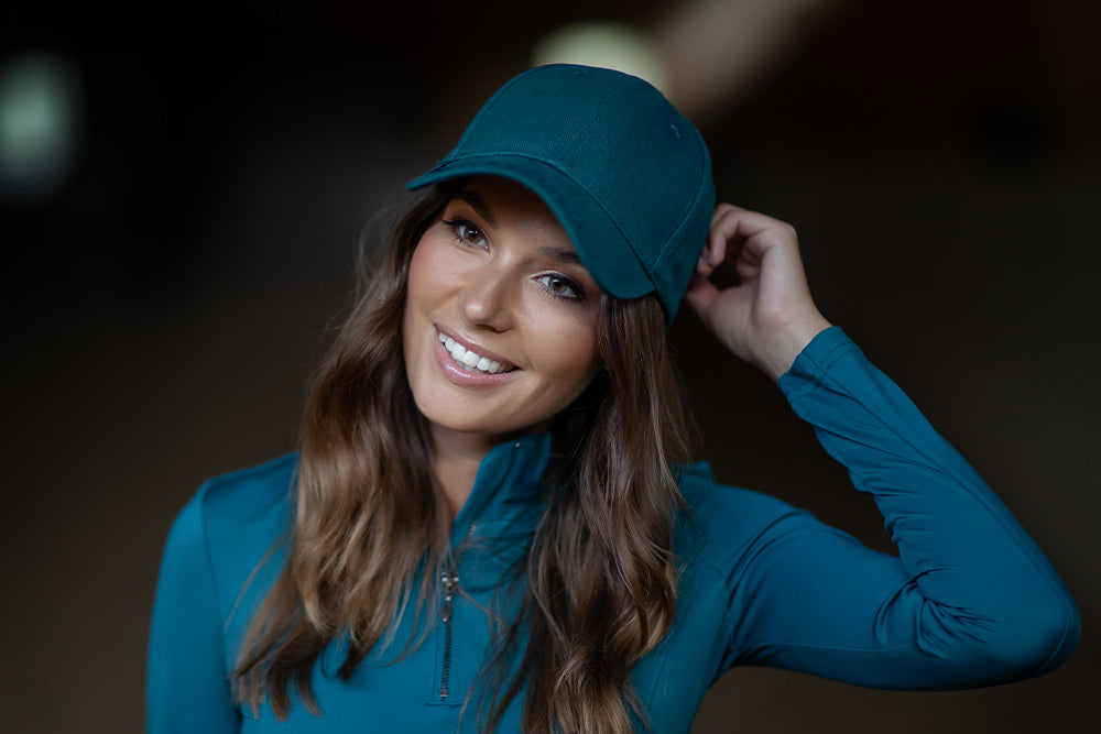 Cap Equestrian Stockholm Cap Aurora Blues detalle 5