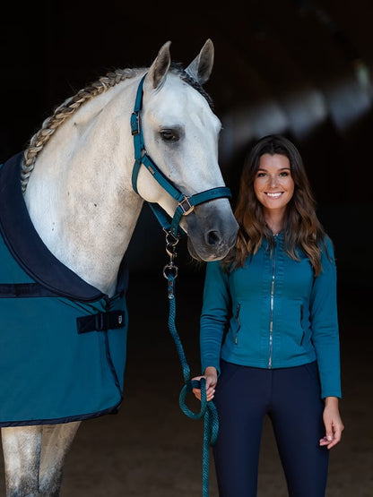 Clean Halter & Lead Rope Equestrian Stockholm Halter & Lead Rope Aurora Blues detalle 2