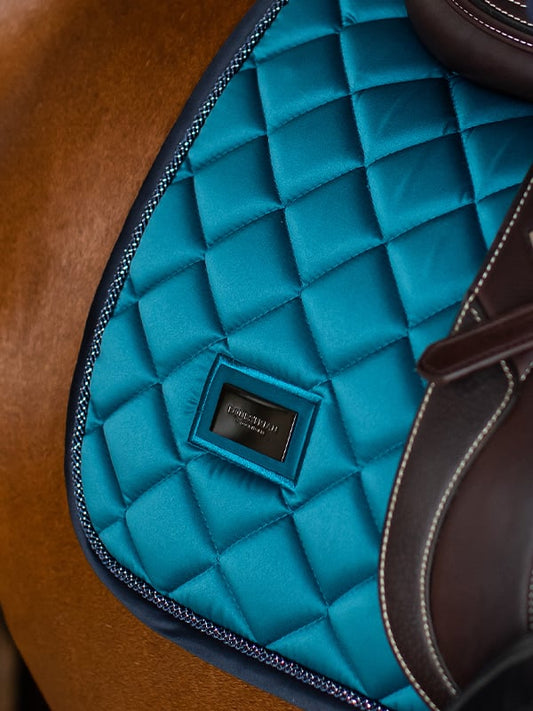 de salto Diamond Equestrian Stockholm mantilla de salto Aurora Blues para equitación - vista 2