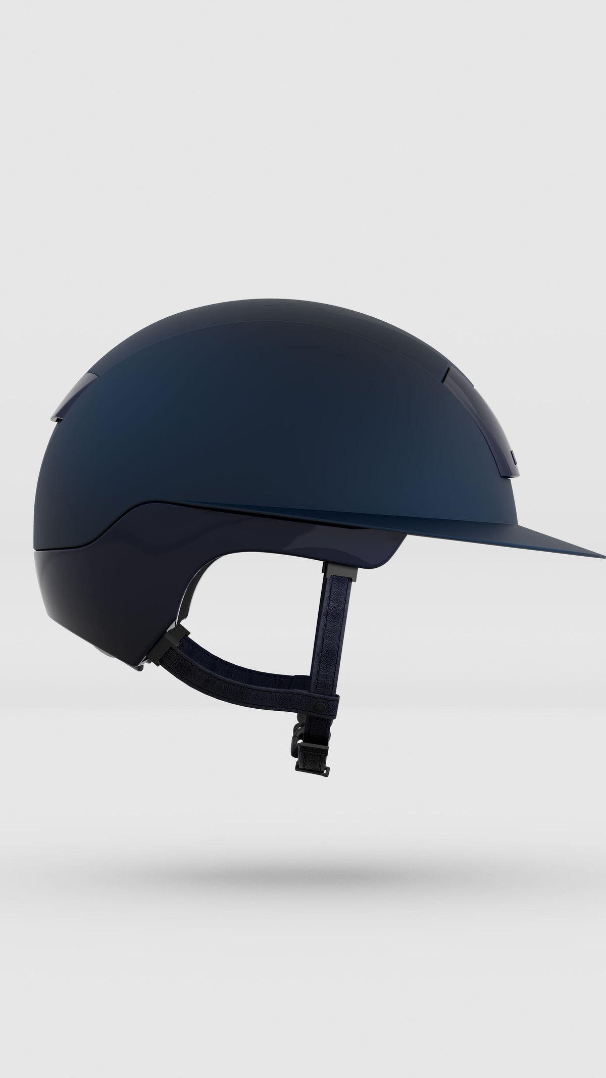 Casco de equitación Kask Kooki Lady en Azul Mate, vista lateral