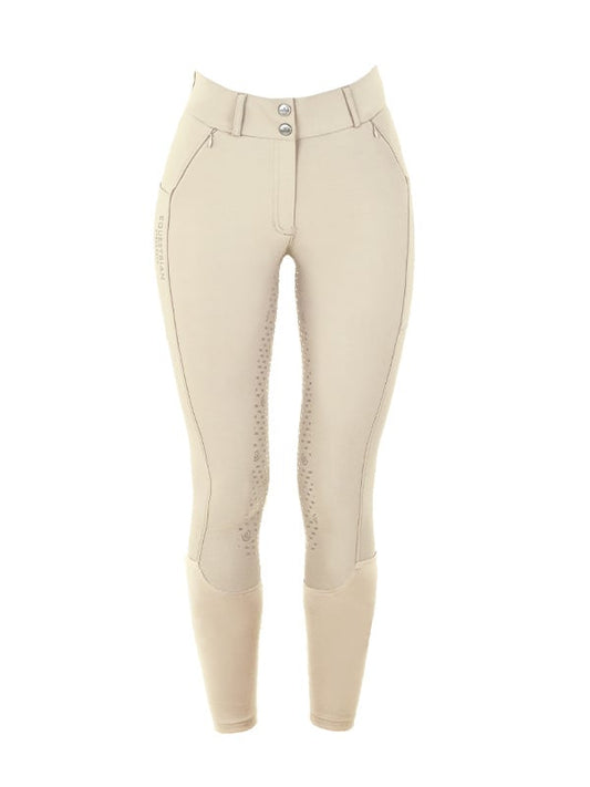 Pantalones Riding pantalón de equitación Elite Equestrian Stockholm Riding pantalón de equitación Elite Beige para equitación