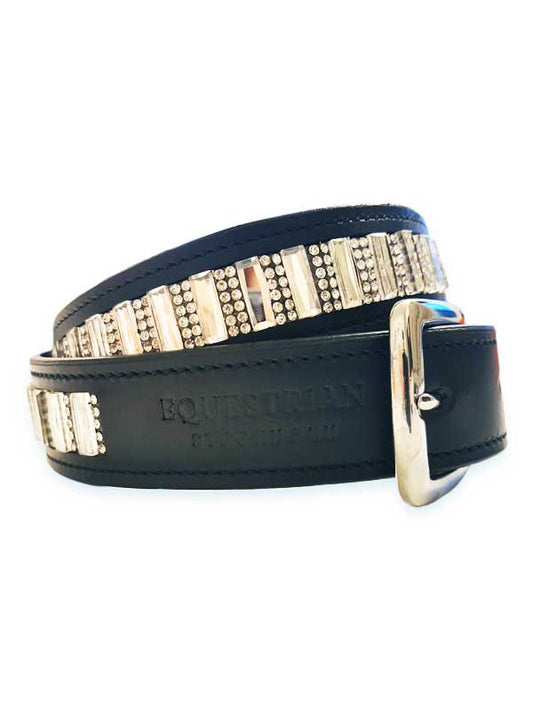 Accesorio ecuestre Belt Contest Equestrian Stockholm Belt Contest Black Thin para equitación