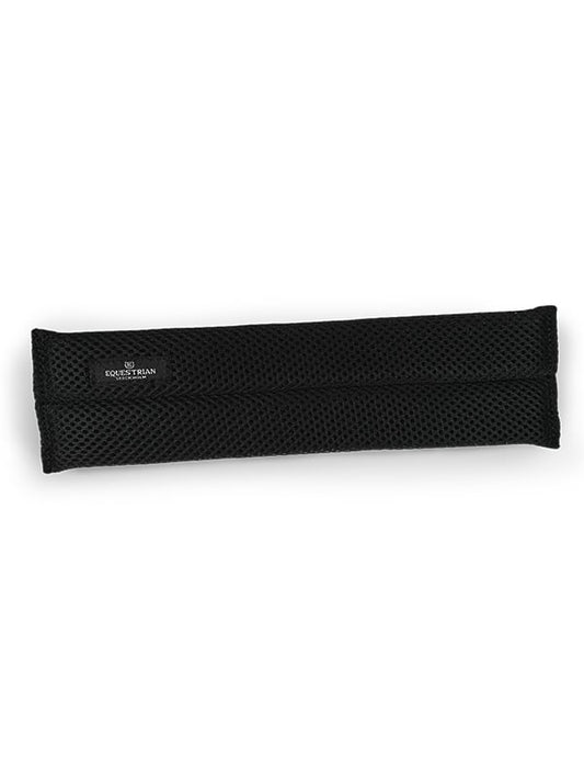 Protector ecuestre Equestrian Stockholm Chin Protector Black para equitación
