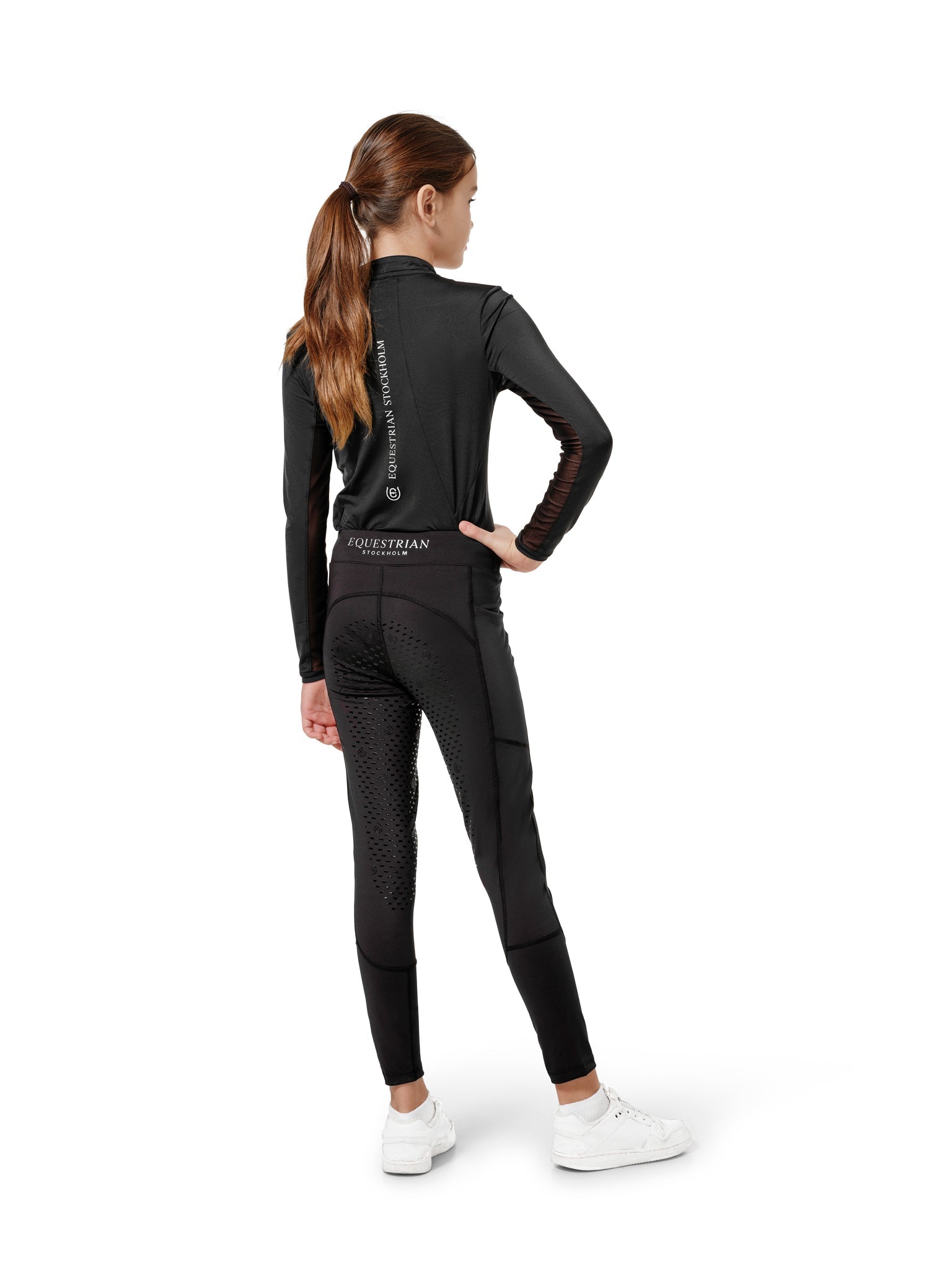 Riding Tights Movement Young jinete Equestrian Stockholm Riding Tights detalle 2