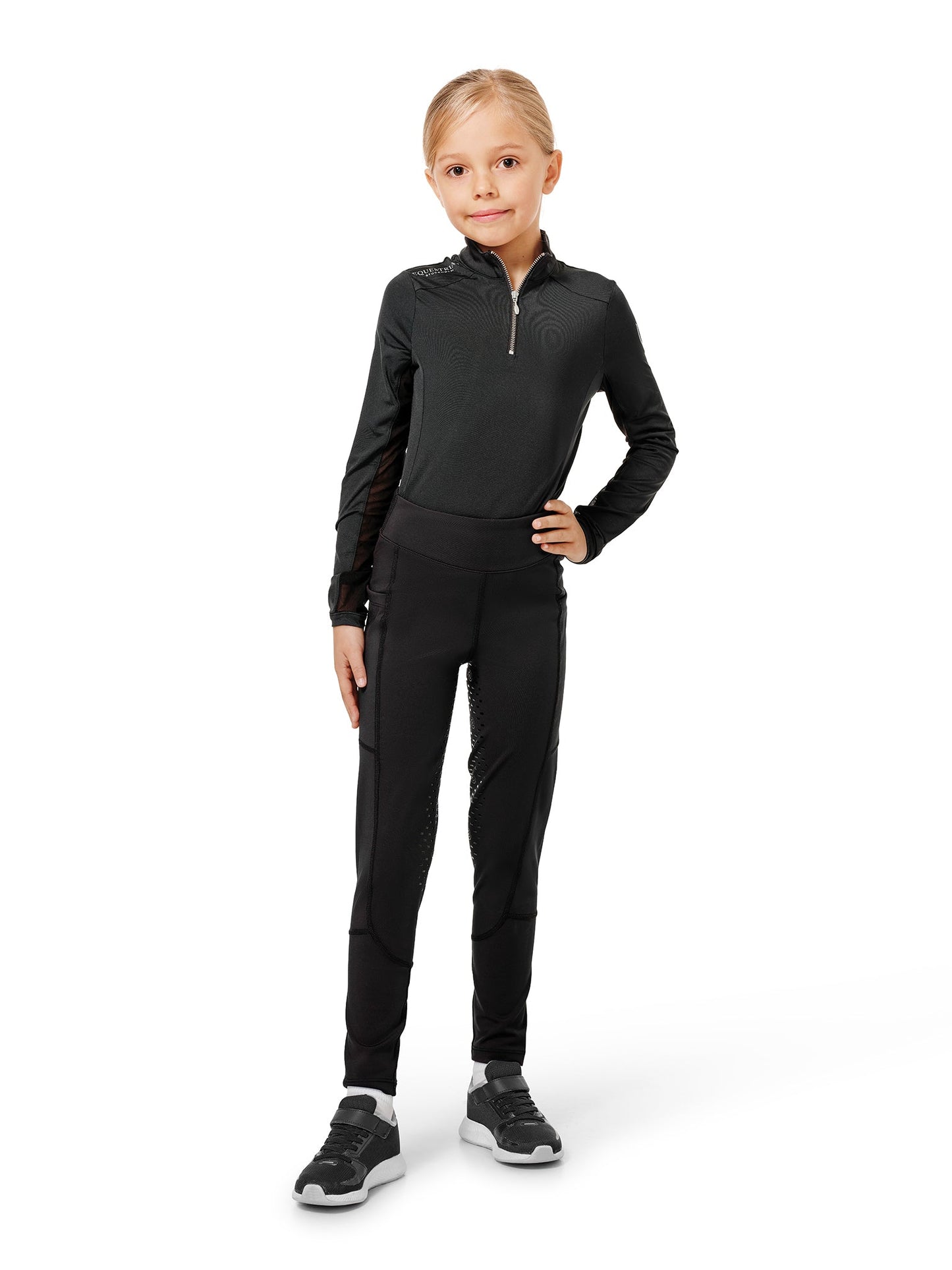 Riding Tights Movement Young jinete Equestrian Stockholm Riding Tights detalle 3