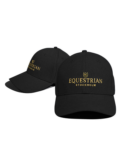 Cap Equestrian Stockholm Cap Black Gold vista principal