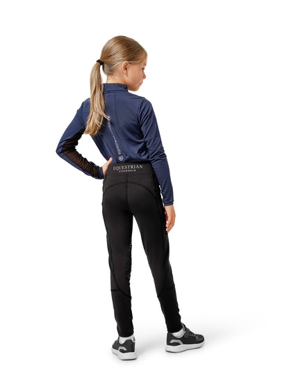 Riding Tights Movement Young jinete Equestrian Stockholm Riding Tights detalle 6