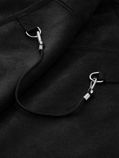 Manta para caballo Equestrian Stockholm Heavy Fleece Quarter Blanket Black detalle 4