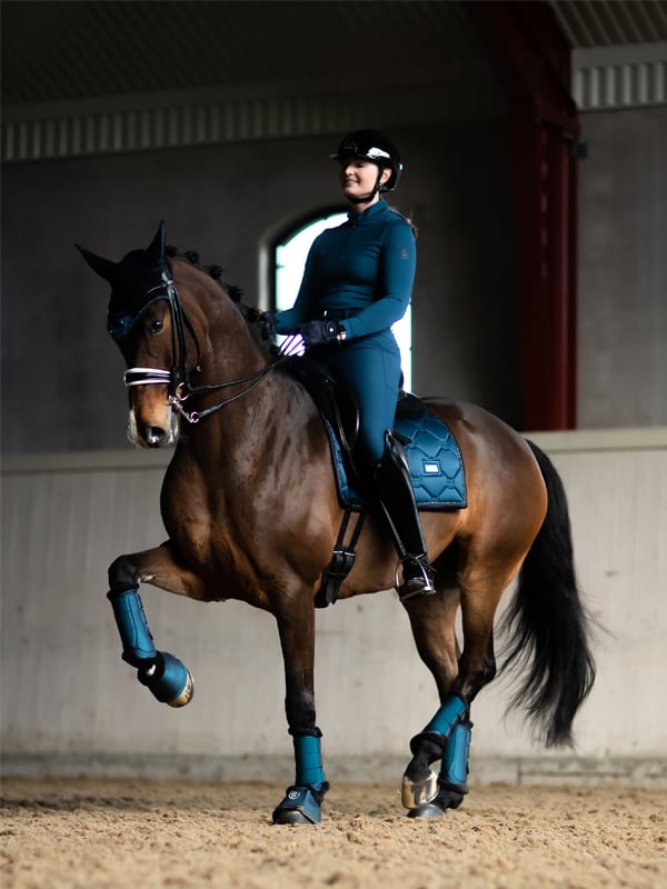 Dressage Saddle Pad Original Equestrian Stockholm Dressage Saddle Pad Blue detalle 5