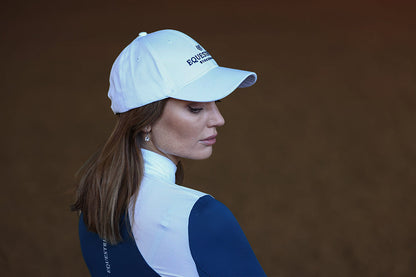 Cap Equestrian Stockholm Cap White Blue Meadow detalle 4