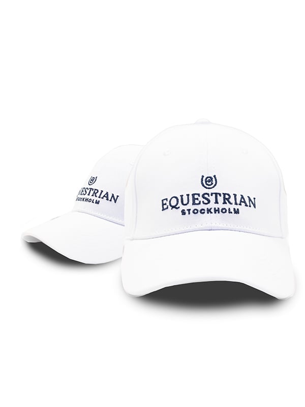 Cap Equestrian Stockholm Cap White Blue Meadow vista principal