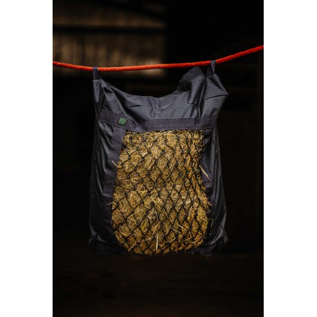 Accesorio ecuestre Bolsa de red para heno - Hippotonic - Rojo para equitación