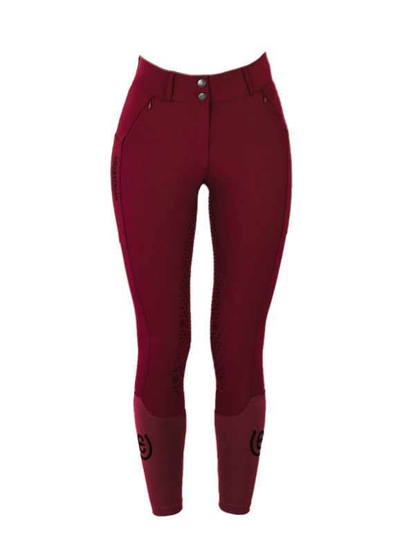 Riding Breeches Elite Equestrian Stockholm Riding Breeches Elite Bordeaux vista principal