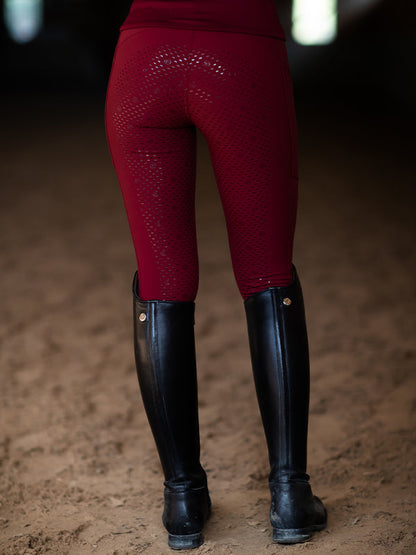 Riding Breeches Elite Equestrian Stockholm Riding Breeches Elite Bordeaux detalle 2