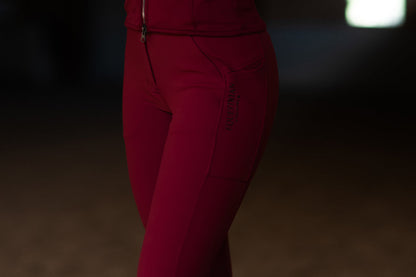 Riding Breeches Elite Equestrian Stockholm Riding Breeches Elite Bordeaux detalle 5
