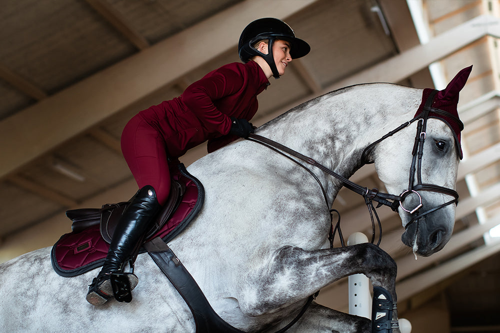 Riding Breeches Elite Equestrian Stockholm Riding Breeches Elite Bordeaux detalle 8