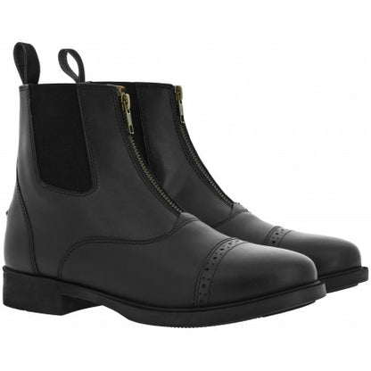 Botines - Cremallera de cuero - Equithème