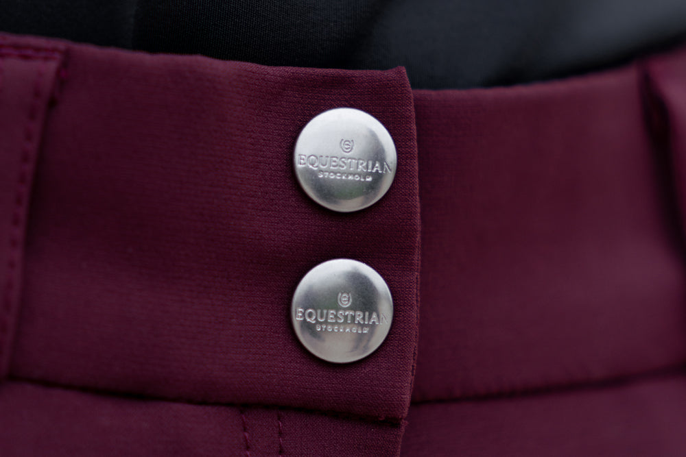 Riding Breeches Elite Equestrian Stockholm Riding Breeches Elite Merlot detalle 5