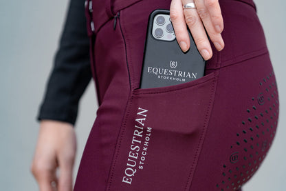 Riding Breeches Elite Equestrian Stockholm Riding Breeches Elite Merlot detalle 7