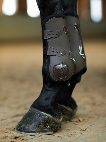 Calzado ecuestre Equestrian Stockholm Anatomic Tendon Boots Brown detalle 2