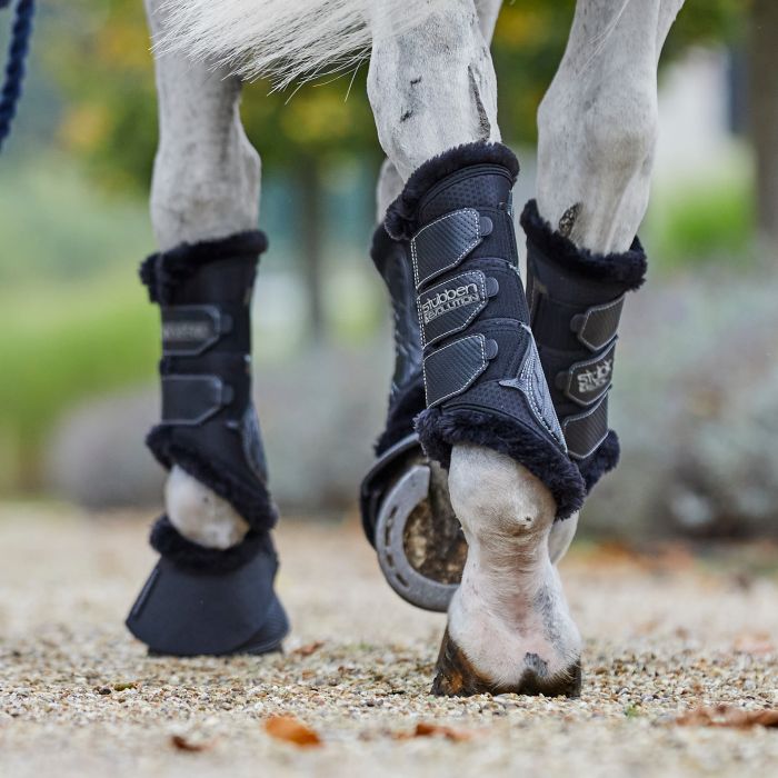 Calzado ecuestre Stübben Airflow Brushing Boots Fleece Lined detalle 6