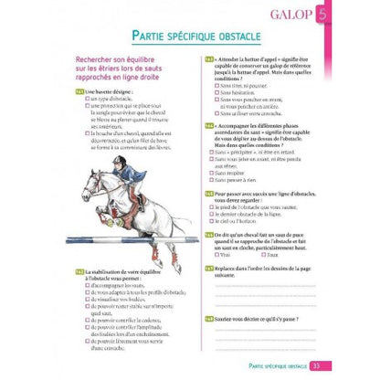 Cahier d'exercices - Réussir ses galops 5 à 7 - Vigot - T.039