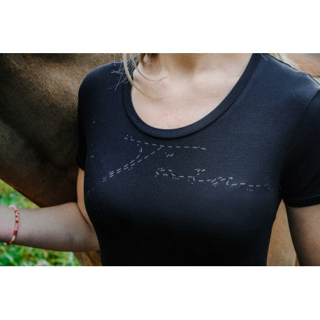 Camiseta EQUITHÈME - EK-Tessie - Je T'Aime - T.039