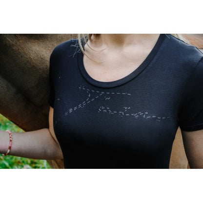 Camiseta EQUITHÈME - EK-Tessie - Je T'Aime - T.039