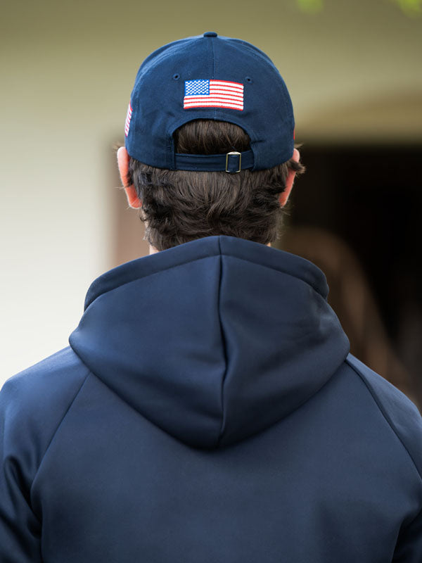 Cap Equestrian Stockholm Cap Navy USA detalle 3