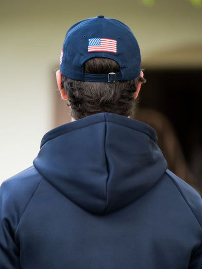Cap Equestrian Stockholm Cap Navy USA detalle 3
