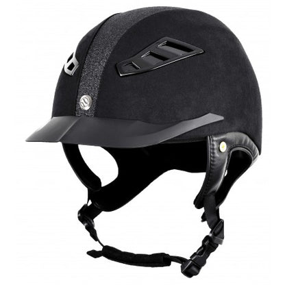Cascos ® EQ3 Lynx "Microfibre/Strass" - Back On Track para equitación