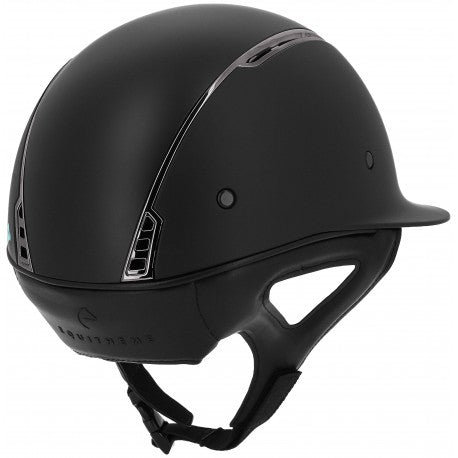 Cascos - Soazy - Mate - Cromo negro - Equithème para equitación