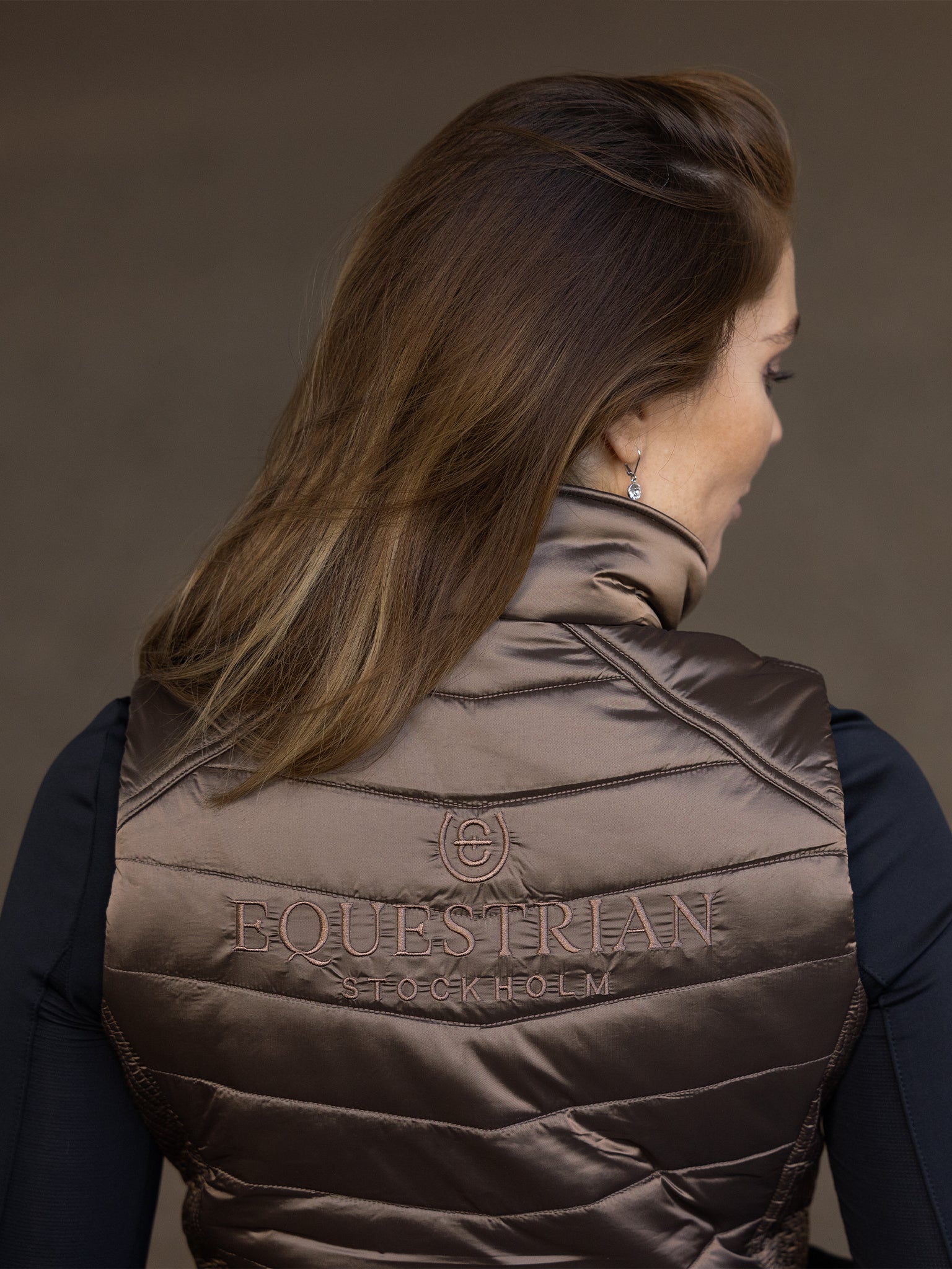 Equestrian Vest Equestrian Stockholm Equestrian Vest Champagne detalle 3