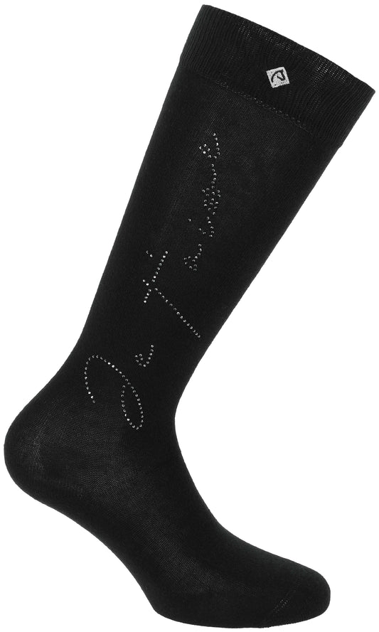Chaussettes EQUITHÈME - Cassis - Je T'Aime - T.039