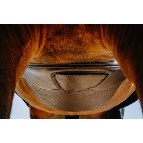 Cincha bavette PRO - Protec - Norton - Rojo para equitación - vista 4